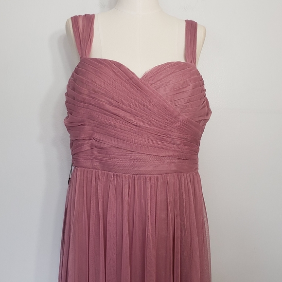 EVER PRETTY purple orchid pleated bridesmaid dress - Picture 2 of 14